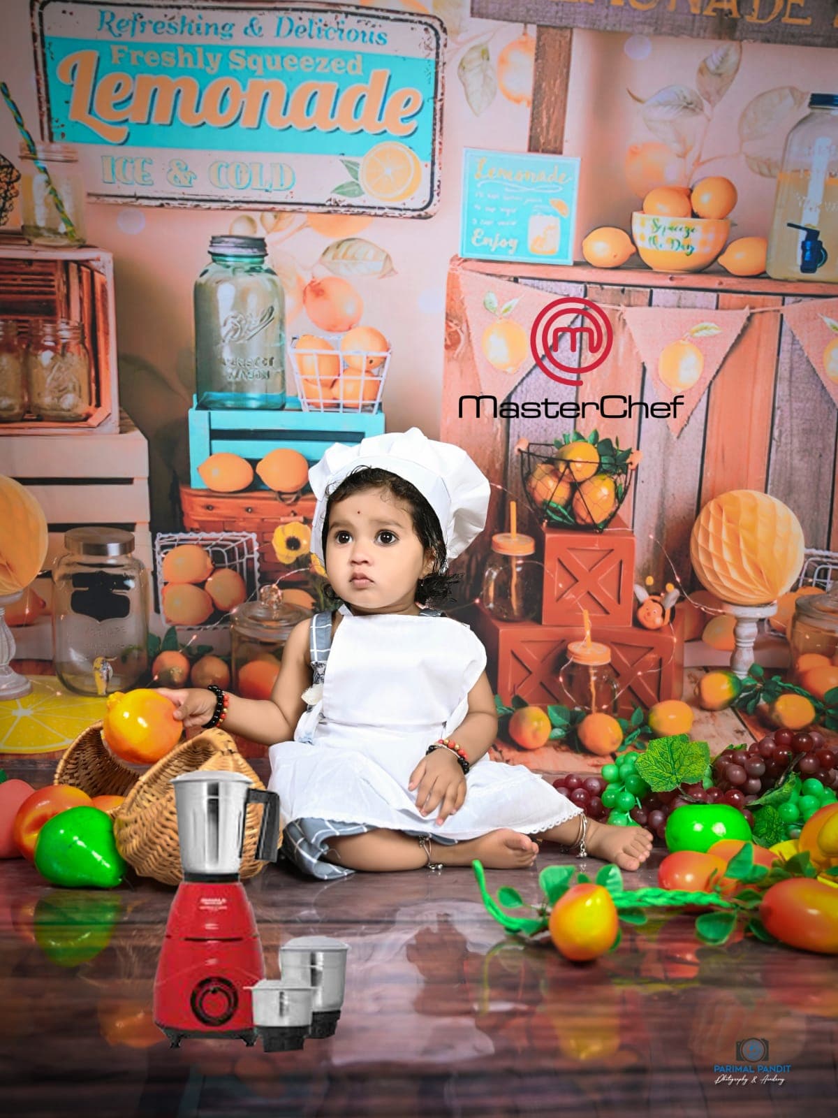 Premium baby portrait with family-friendly studio styling at IBS Baby Photoshoot studio in Karvenagar, Pune