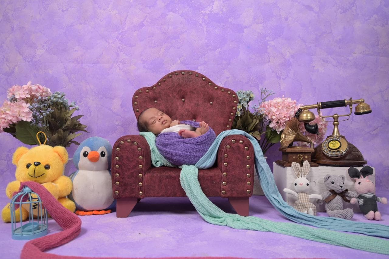 Baby photoshoot gallery image with themed styling at IBS Baby Photoshoot studio in Karvenagar, Pune