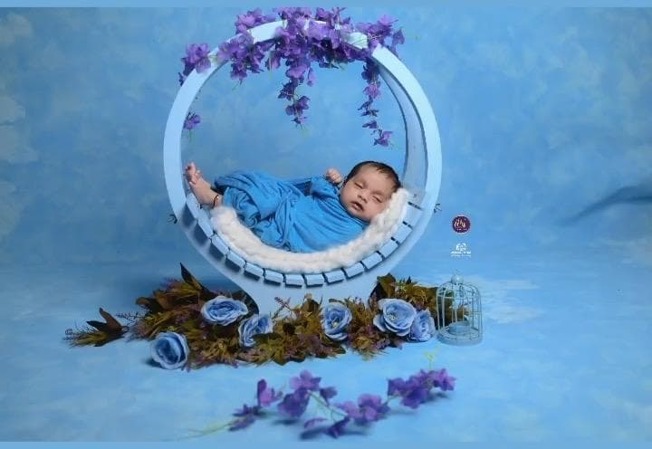 Baby portrait from IBS Baby Photoshoot client gallery at IBS Baby Photoshoot studio in Karvenagar, Pune